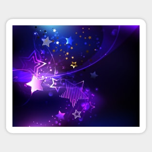 Violet Star Sticker